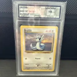 Pokemon TCG Dratini Base Set 26/102 1999 Unlimited. PFG 10! - Image 1