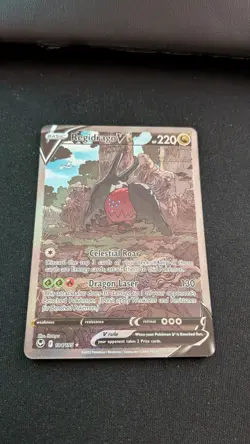 Regidrago V 184/195 Ultra Rare Silver Tempest Pokemon Near Mint - Image 1