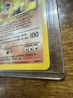 Charizard Base Set 1999 4/102 Holo Rare Stage 2 120 HP EN Wizards - Image 4