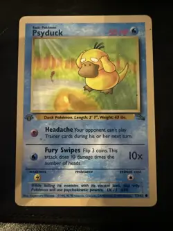 Psyduck - 53/62 - Common - 1st Edition - Fossil #53 Pokemon TCG Mp - Image 1
