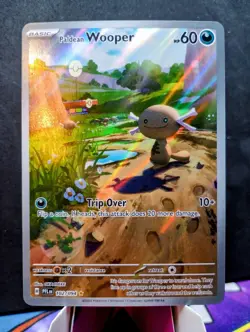 Pokemon TCG: Paldean Wooper #102/094 ME Phantasmal Flames Illustration Rare - Image 1