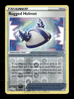 Rugged Helmet Reverse Holo Uncommon SWSH06: Chilling Reign 152/198 LP Pokemon LP - Image 1