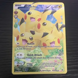 The Pokemon Company Pikachu RC29/RC32 Full Art Holo Ultra Rare EN 2016 60HP - Image 1