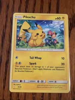 Pokemon TCG Pikachu Sun & Moon Trainer Kit (Alolan Raichu & Lycanroc) 14/30... - Image 1