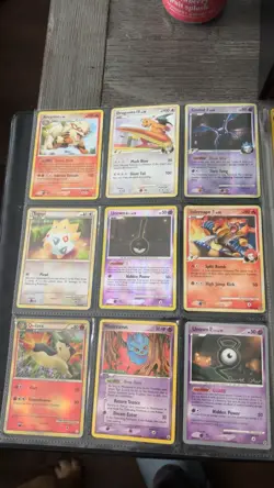 Nintendo Pokemon TCG Majestic Dawn Binder Lot Holo/Regular EN 2008 12 pages - Image 4