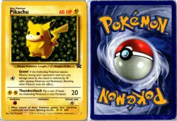 Pikachu WOTC Black Star Promos 1 1999 Promo Heavily Played - Image 3