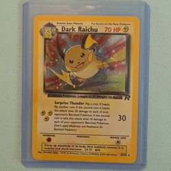 Dark Raichu 83/82 Holo Team Rocket Secret Rare English Unlimited 70 HP - Image 1