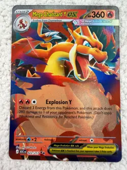 Pokemon TCG Ascended Heroes Mega Charizard Y ex 022/217 - NM - Image 1