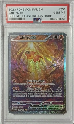 2023 Pokemon Paldea Evolved Chi-Yu ex Special Illustration Rare #259/193 PSA 10 - Image 1