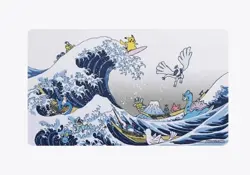 SEALED Pokemon Center Great Wave Pikachu & Friends Playmat TCG - Image 4