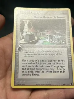 Pokemon TCG Holon Research Tower 94/113 Delta Species 2005 Reverse Holo- LP/NM - Image 3