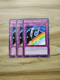 Yu-Gi-Oh! - Rainbow Gravity 3x - Full Playset Of Cards - Image 1