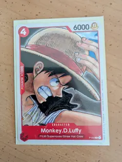 • Monkey.D.Luffy • P-022 One Piece Film Red Promo One Piece TCG NM - Image 3