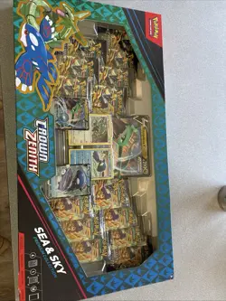 Pokemon Crown Zenith Sea and Sky Premium Collection 14 Packs, New and Sealed - Image 1