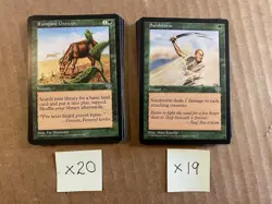 Magic The Gathering Mirage Booster Box, Play Guide & 425 Bulk Green Common Cards - Image 4