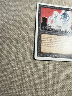 Animate Dead x2 2x 1994 Revised Edition Black Uncommon Enchantment MTG MP - Image 3