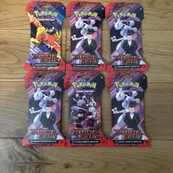 6x Pokemon Destined Rivals Sleeved Booster Packs Brand New & Sealed☑ - Image 1