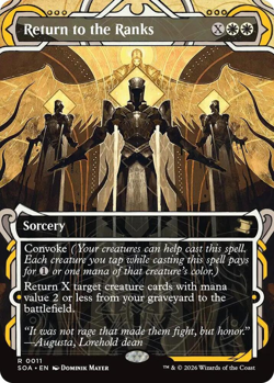 Return to the Ranks (Foil) - Secrets of Strixhaven: Mystical Archive (SOA) - Image 1
