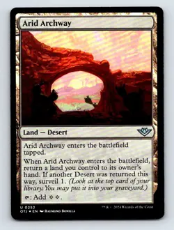 Arid Archway U Foil Outlaws of Thunder Junction 252 NM - Image 1