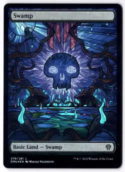 Swamp (Showcase) DMU 279 Magic: The Gathering Foil Land NM - Image 1