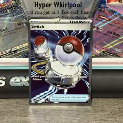 Switch 123/094 Double Ultra Rare Full Art Pokemon Phantasmal Flames NM - Image 1