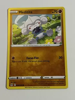 Meditite 099/196 • Non-Holo • Lost Origin • Pokemon TCG • NM-LP - Image 1