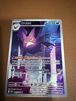 Crobat 093/86 Illustration Rare Pokemon Chaos Rising ME04 NM - Image 1