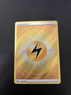 FRESH Electric Energy Crown Zenith Textured Poke Ball Holo 155/159 Pokemon TCG - Image 1