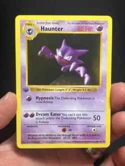 Pokemon TCG Haunter 029/102 Base Set (Shadowless) 1st Edition NM/MT - Image 1