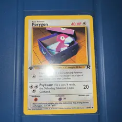 1995 Pokemon Porygon 1st Edition RARE 48/82 NM - Image 1