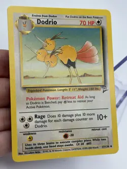 Pokemon Dodrio 37/130 Base Set 2 NM Pack Fresh WOTC English (A4) - Image 4