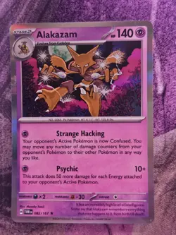 Alakazam 082/167 Rare Twilight Masquerade Pokemon Holo Near Mint - Image 1