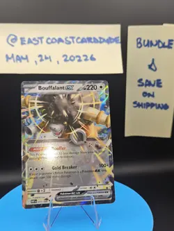 Bouffalant ex 077/086 Double Rare White Flare Pokemon Holo Near Mint - Image 3