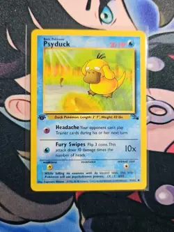 Psyduck Common #53 | 1st Edition Fossil Set Pokemon TCG MP+ - Image 1