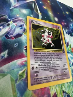Pokemon Mr. Mime Jungle 6/64 Holo Unlimited Holo Rare NM/M - Image 5