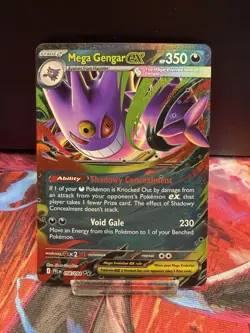 Pokemon TCG - Mega Gengar Ex 56/94 - Phantasmal Flames - Double Rare - NM - Image 1