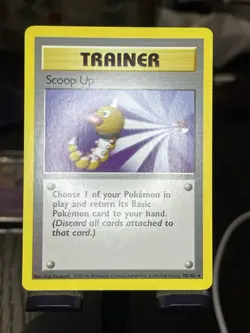 NM 💎 Vintage Pokemon TCG Scoop Up 78/102 Rare Trainer Base Set - Image 2