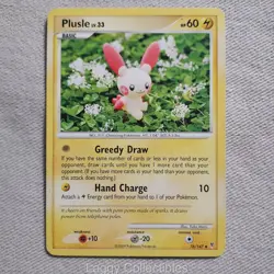 Pokemon Supreme Victors 76/147 Plusle - Uncommon - Heavily Played - Image 1