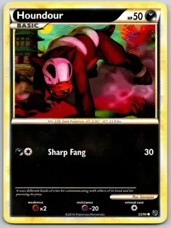 Houndour 53/90 - Pokemon TCG: Undaunted - Normal Common - LP - Image 1