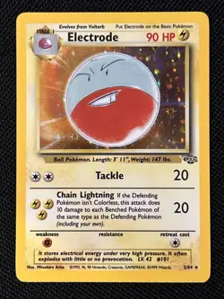 Pokemon Electrode 02/64 Jungle Holo *Near Mint* Never Played Card - Image 1