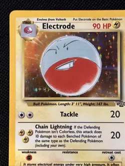 Pokemon Electrode 02/64 Jungle Holo *Near Mint* Never Played Card - Image 3