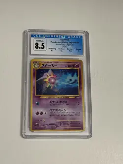 Pokemon PSA 8.5 2000 Starmie Neo Revelation Japanese Exclusive Holo Card - Image 1