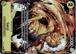 One Piece TCG Card Sanji OP03-102 Pillars of Strength Rare English Trading TCG - Image 5