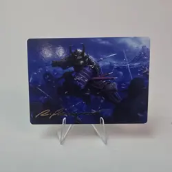 Leonardo, Sewer Samurai Art Card [GOLD STAMPED SIGNATURE] #1/54, MTG TMNT - Image 1