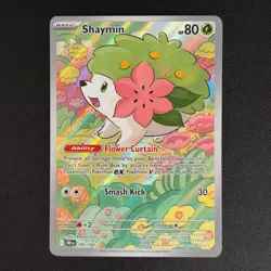 Shaymin 185/182 DRI Destined Rivals Illustration Rare Holo Pokemon Card NM - Image 1