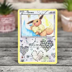 Eevee RC14/RC25 Legendary Treasures Radiant Collection Pokemon Card - Light Play - Image 1
