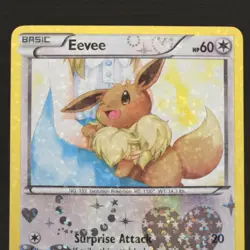 Eevee RC14/RC25 Legendary Treasures Radiant Collection Pokemon Card - Light Play - Image 3