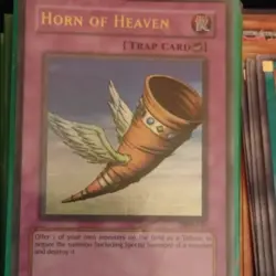 Konami Horn of Heaven MRD-130 Trap Card MRD Yu-Gi-Oh CCG English Card - Image 1