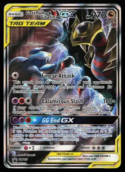 Garchomp & Giratina GX SM193 Holo Sun & Moon Promo Pokemon Card - Image 1