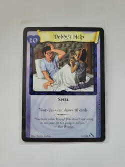 Dobby's Help Harry Potter TCG 11/140 Chamber of Secrets Rare Card Non Foil - Image 1